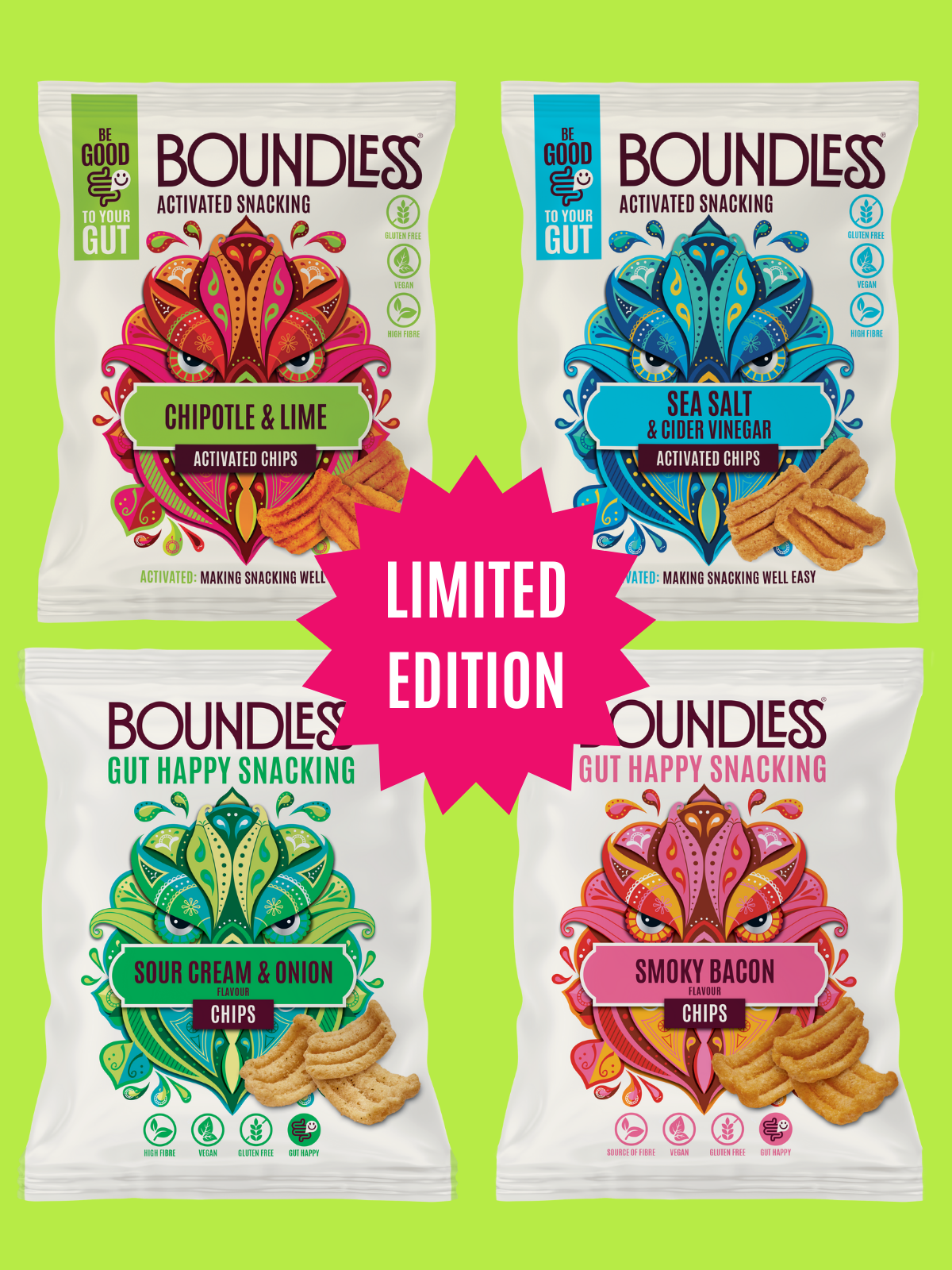 *Limited Edition* Chips 23g Mixed Taste Pack (4 x 23g)